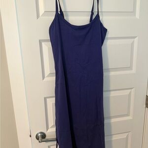 Adore Me Navy Spaghetti Strap Nightgown